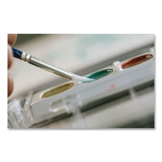 Metallic Washable Watercolors, 8 Assorted Metallic Colors, Palette Tray