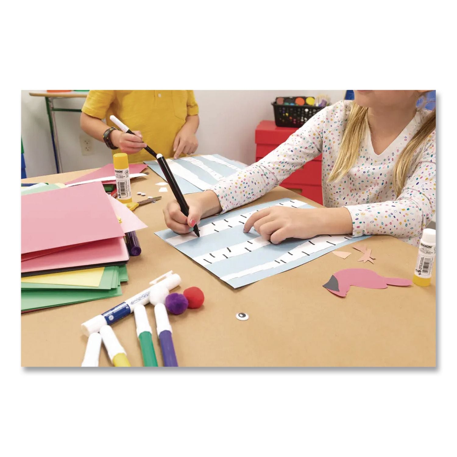 Washable Marker Master Pack, Broad Bullet Tip, Assorted Colors, 200/Carton
