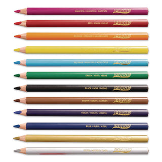 Colored Pencil Set Master Pack, 3.3 mm, 2B, Assorted Lead and Barrel Colors, 288/Box