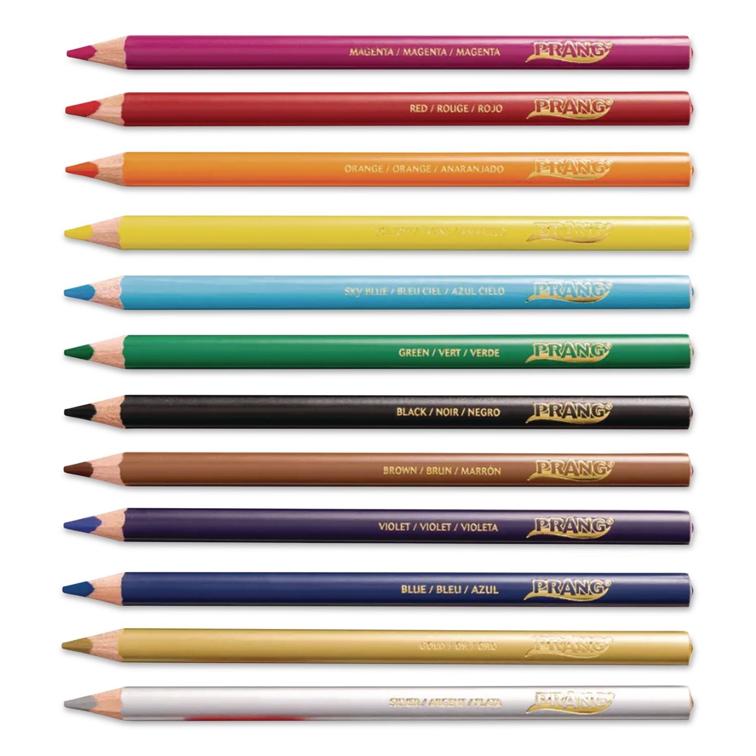 Colored Pencil Set Master Pack, 3.3 mm, 2B, Assorted Lead and Barrel Colors, 288/Box