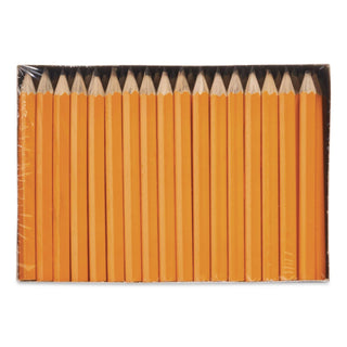 Golf Wooden Pencils, 2.2 mm, HB (#2), Black Lead, Yellow Barrel, 144/Box