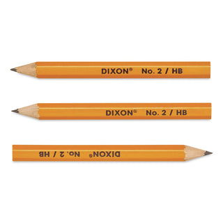 Golf Wooden Pencils, 2.2 mm, HB (#2), Black Lead, Yellow Barrel, 144/Box