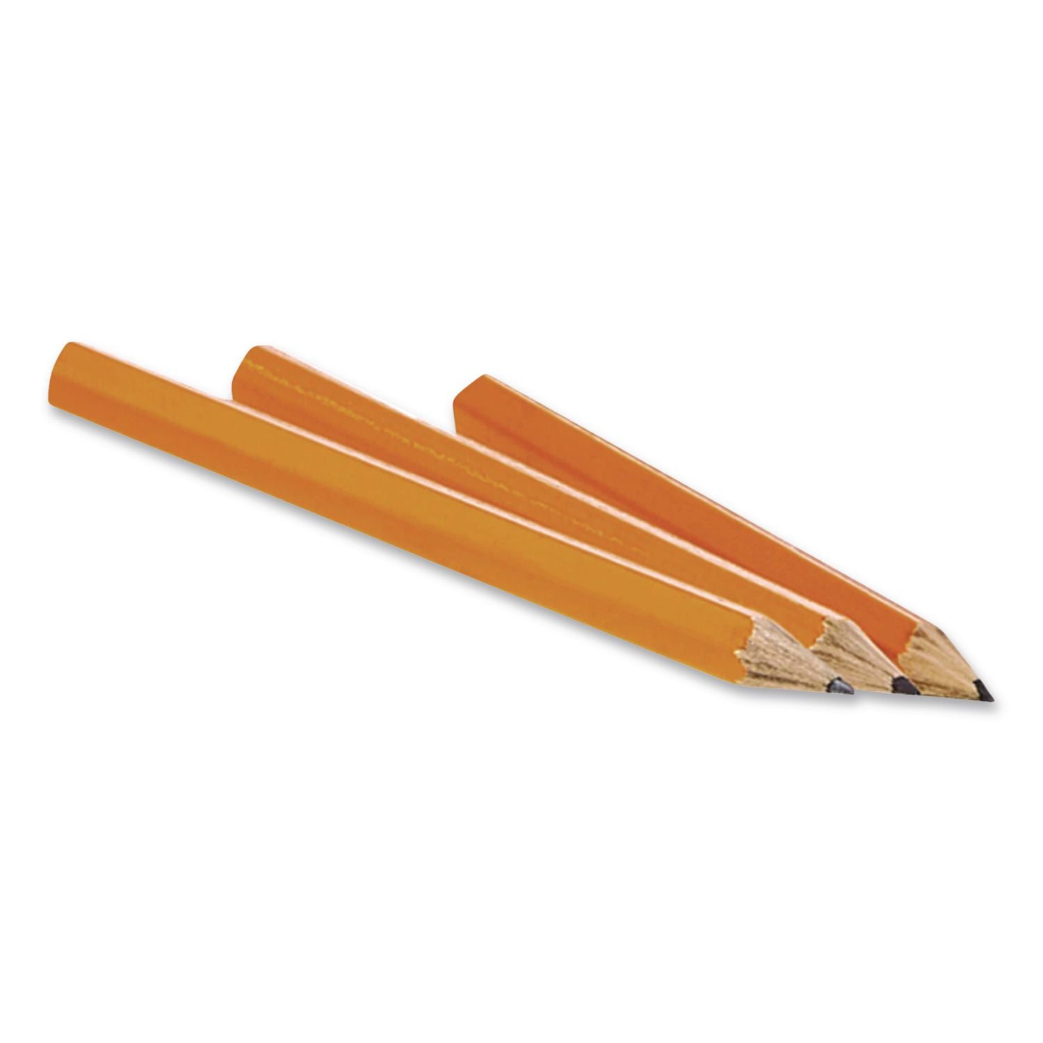 Golf Wooden Pencils, 2.2 mm, HB (#2), Black Lead, Yellow Barrel, 144/Box