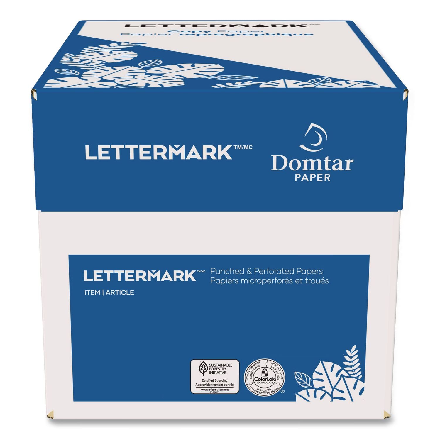 Custom Cut-Sheet Copy Paper, 92 Bright, 7-Hole Side Punched, 20 lb Bond Weight, 8.5 x 11, White, 500/Ream