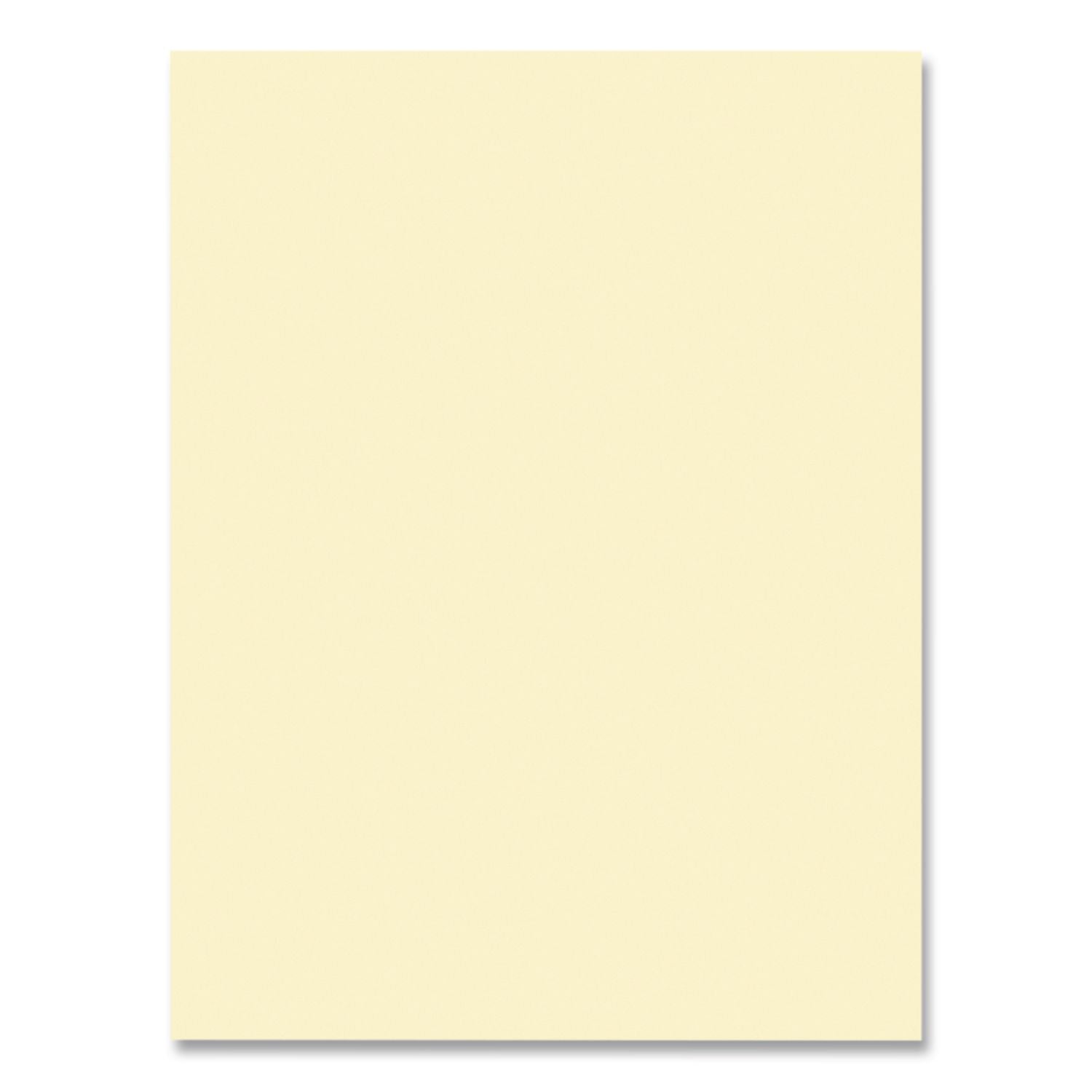 30% Recycled Colored Paper, 20 lb Bond Weight, 8.5 x 11, Cream, 500/Ream