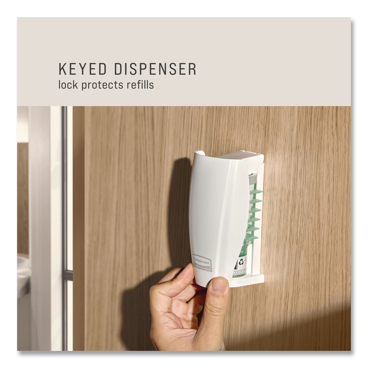 TC TCell Odor Control Dispenser, 2.75" x 2.5" x 5.25", White
