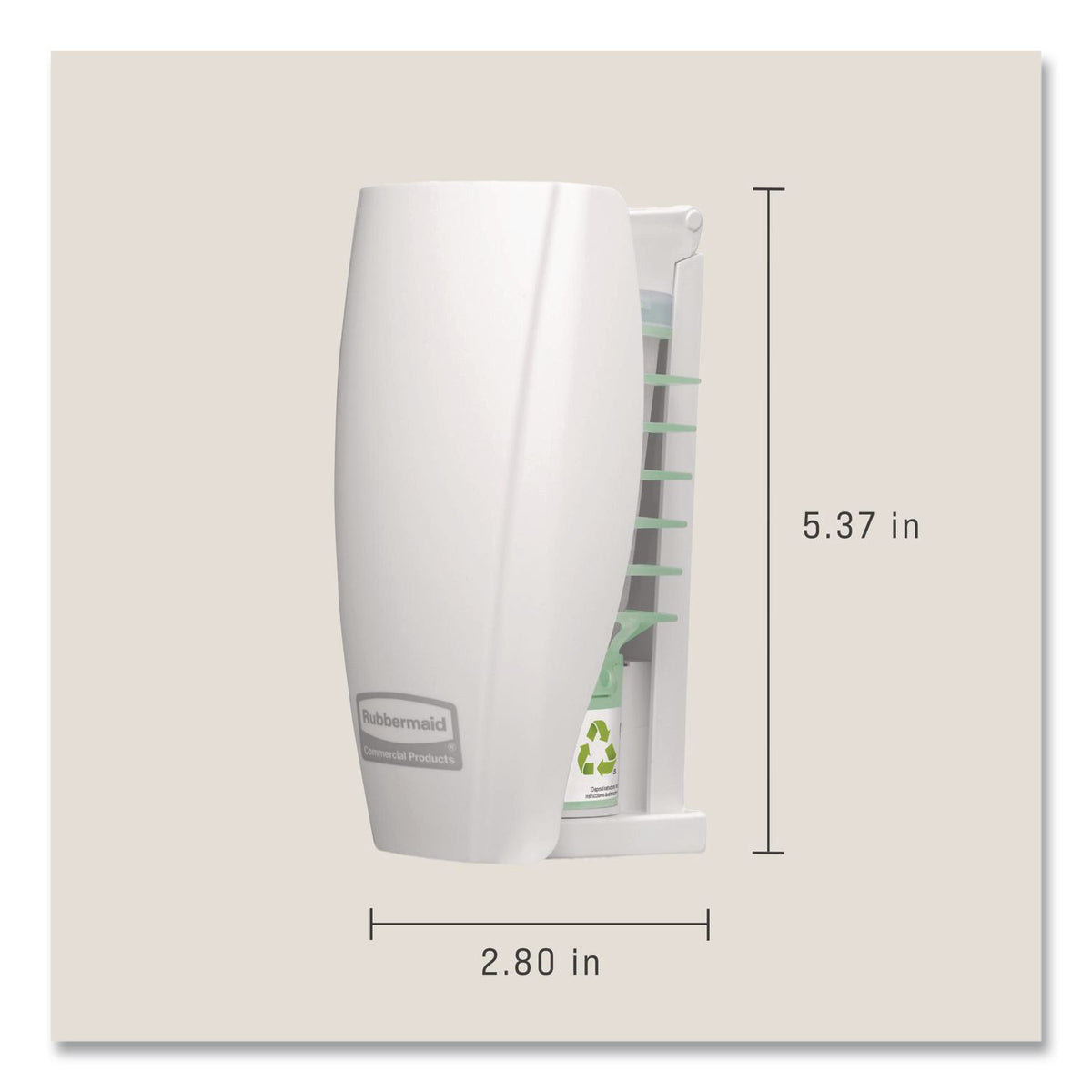 TC TCell Odor Control Dispenser, 2.75" x 2.5" x 5.25", White