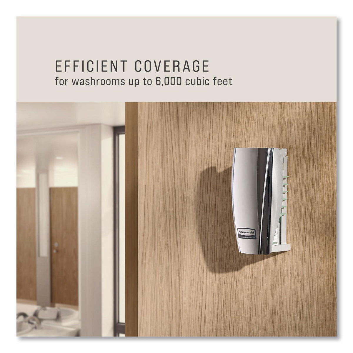 TC TCell Odor Control Dispenser, 2.9" x 2.75" x 5.9", Chrome