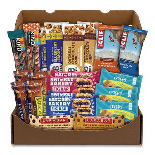 Healthy Snack Bar Box, 23 Assorted Snacks/Box, Ships in 1-3 Business Days