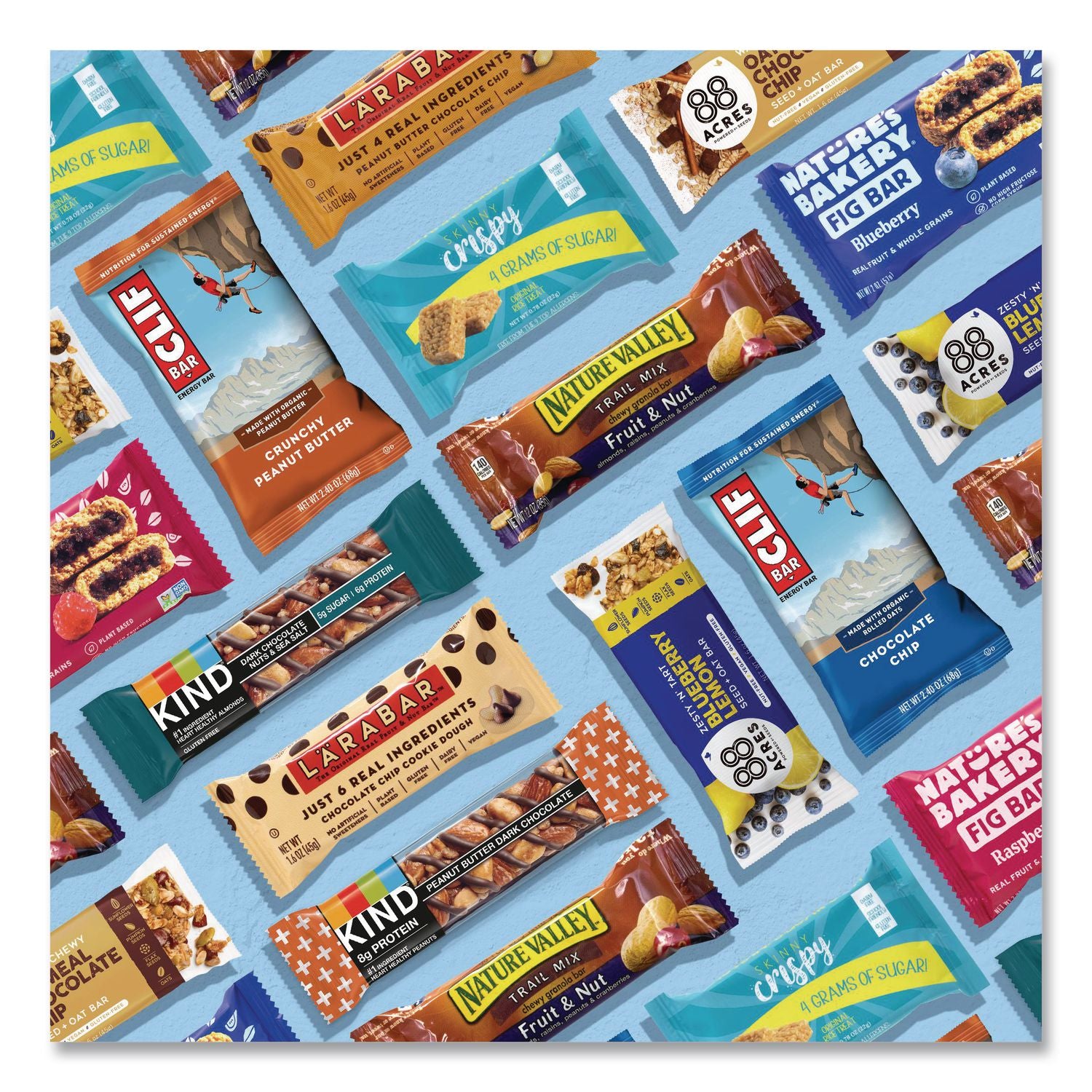 Healthy Snack Bar Box, 23 Assorted Snacks/Box, Ships in 1-3 Business Days