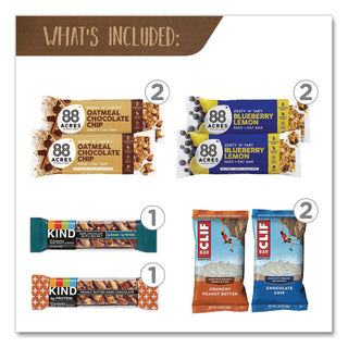 Healthy Snack Bar Box, 23 Assorted Snacks/Box, Ships in 1-3 Business Days