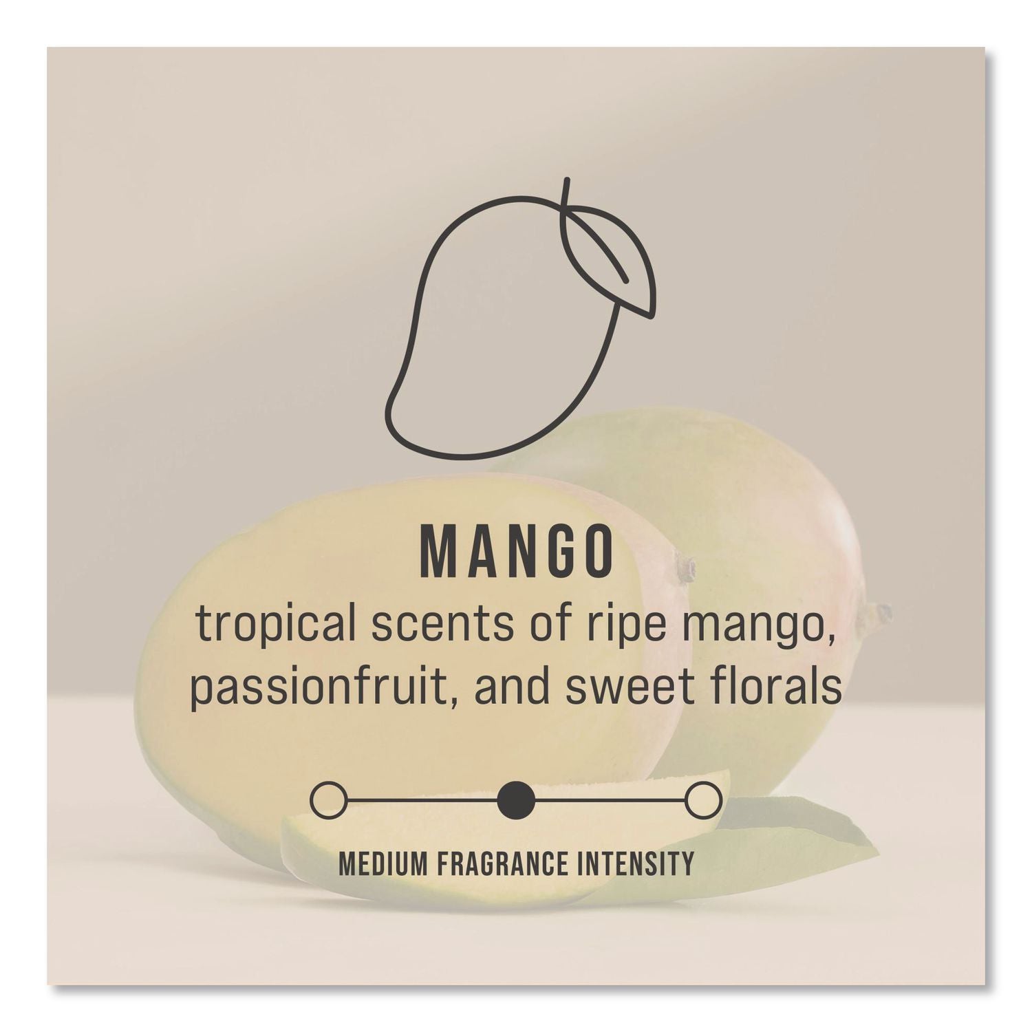 TCell Microtrans Odor Neutralizer Refill, Mango Blossom, 48 mL, 6/Carton