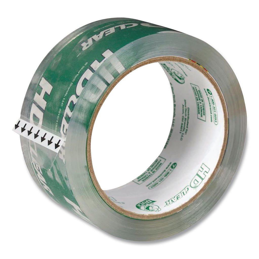Heavy-Duty Carton Packaging Tape, 3" Core, 1.88" x 55 yds, Clear, 8/Pack