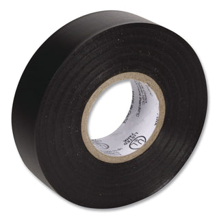 Pro Electrical Tape, 1" Core, 0.75" x 50 ft, Black, 3/Pack