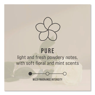 TCell Air Freshener Dispenser Oil Fragrance Refill, Pure Scent, 1.62 oz, 6/Carton