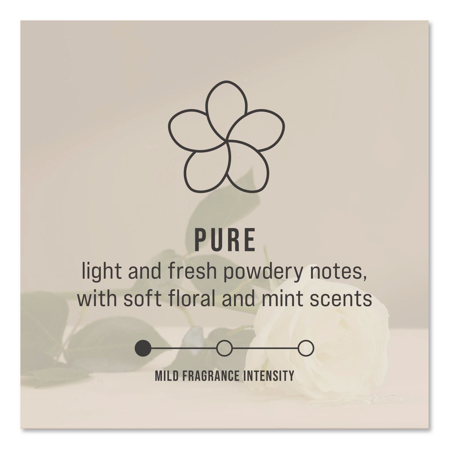 TCell Air Freshener Dispenser Oil Fragrance Refill, Pure Scent, 1.62 oz, 6/Carton
