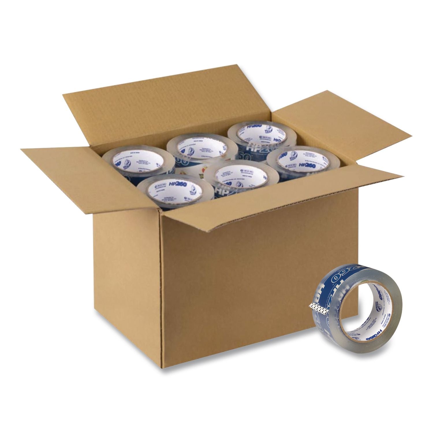HP260 Packaging Tape, 3" Core, 1.88" x 60 yds, Clear, 36/Pack