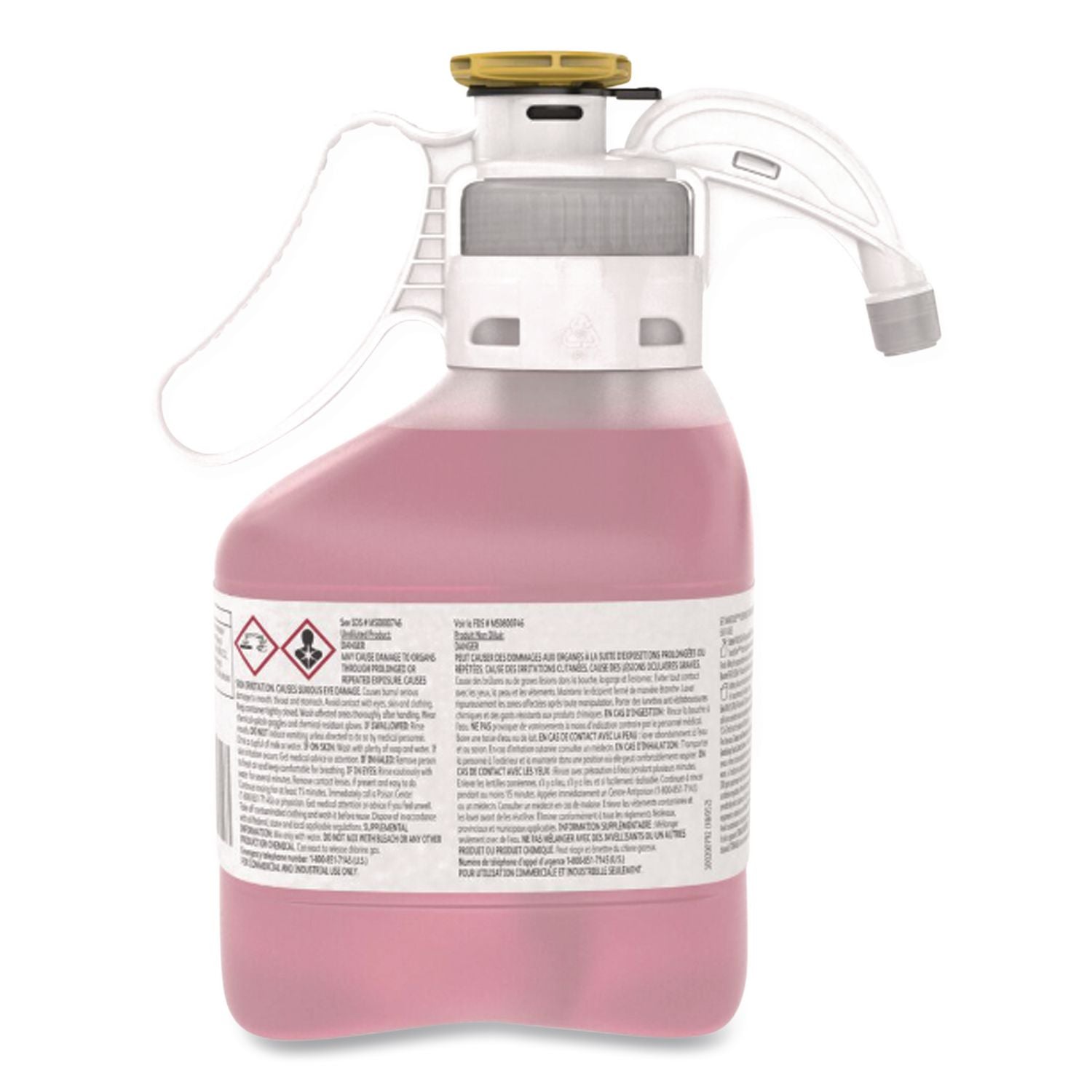 Hard Surface Sanitizer, Red, 1.4 L Bottle, 2/Carton