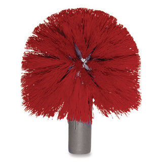 Ergo Toilet Bowl Brush with Nylon Bristle Head, Handle and 2 Heads