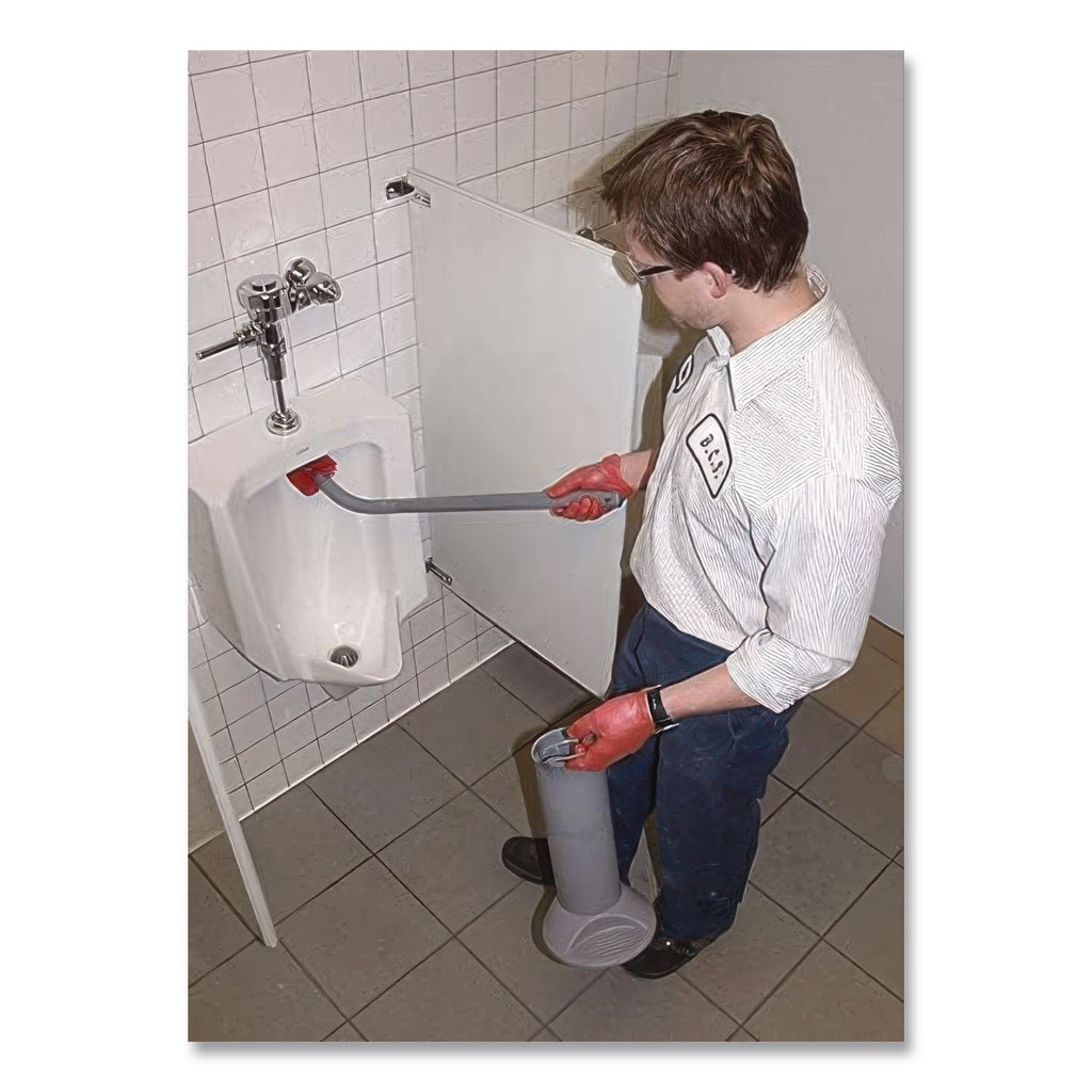 Replacement Heads for Ergo Toilet-Bowl-Brush System, Red, 2/Pack