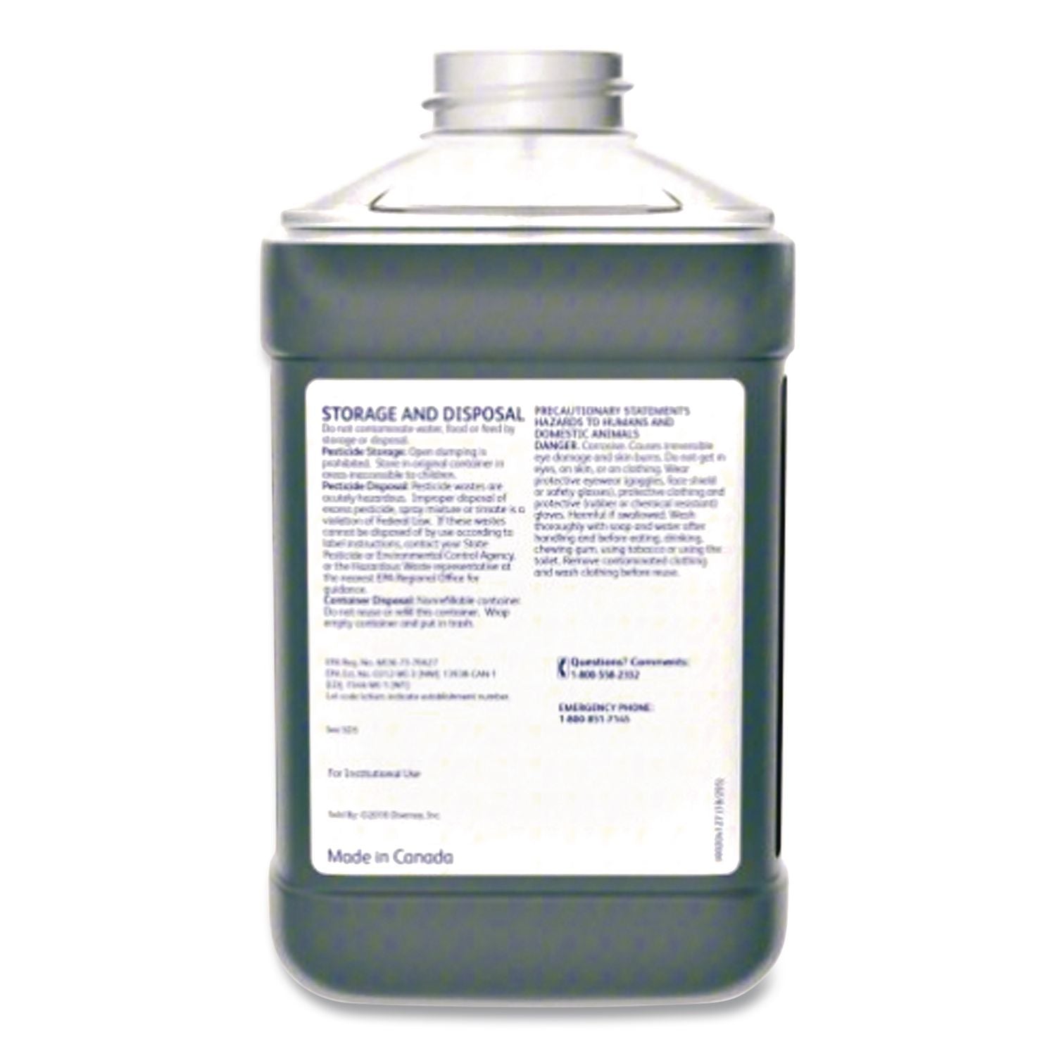Crew Non-Acid Bowl and Bathroom Cleaner, 2.5 L Bottle, 2/Carton