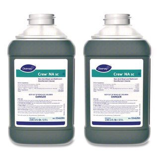 Crew Non-Acid Bowl and Bathroom Cleaner, 2.5 L Bottle, 2/Carton