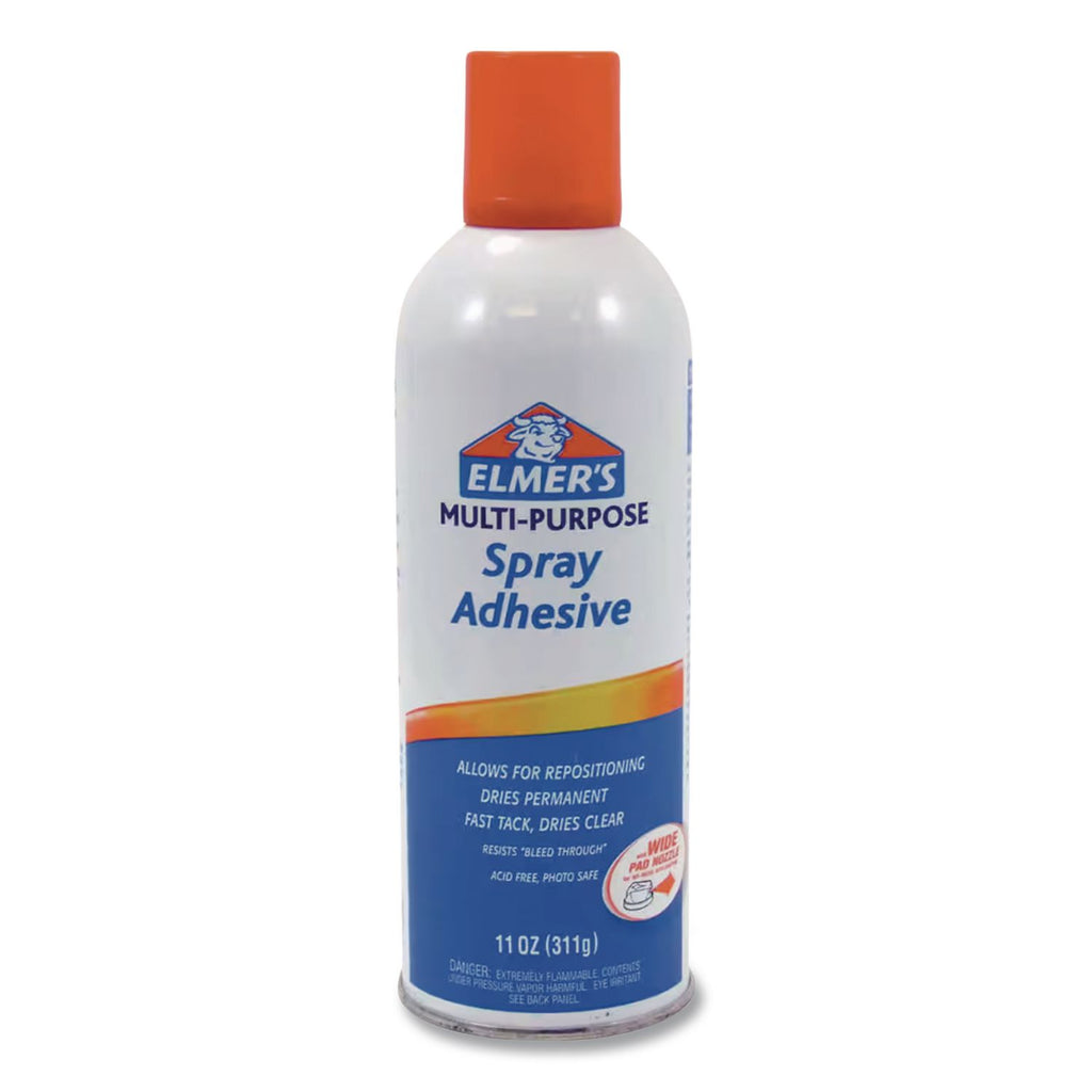 Multi-Purpose Spray Adhesive, 11 oz, Dries Clear