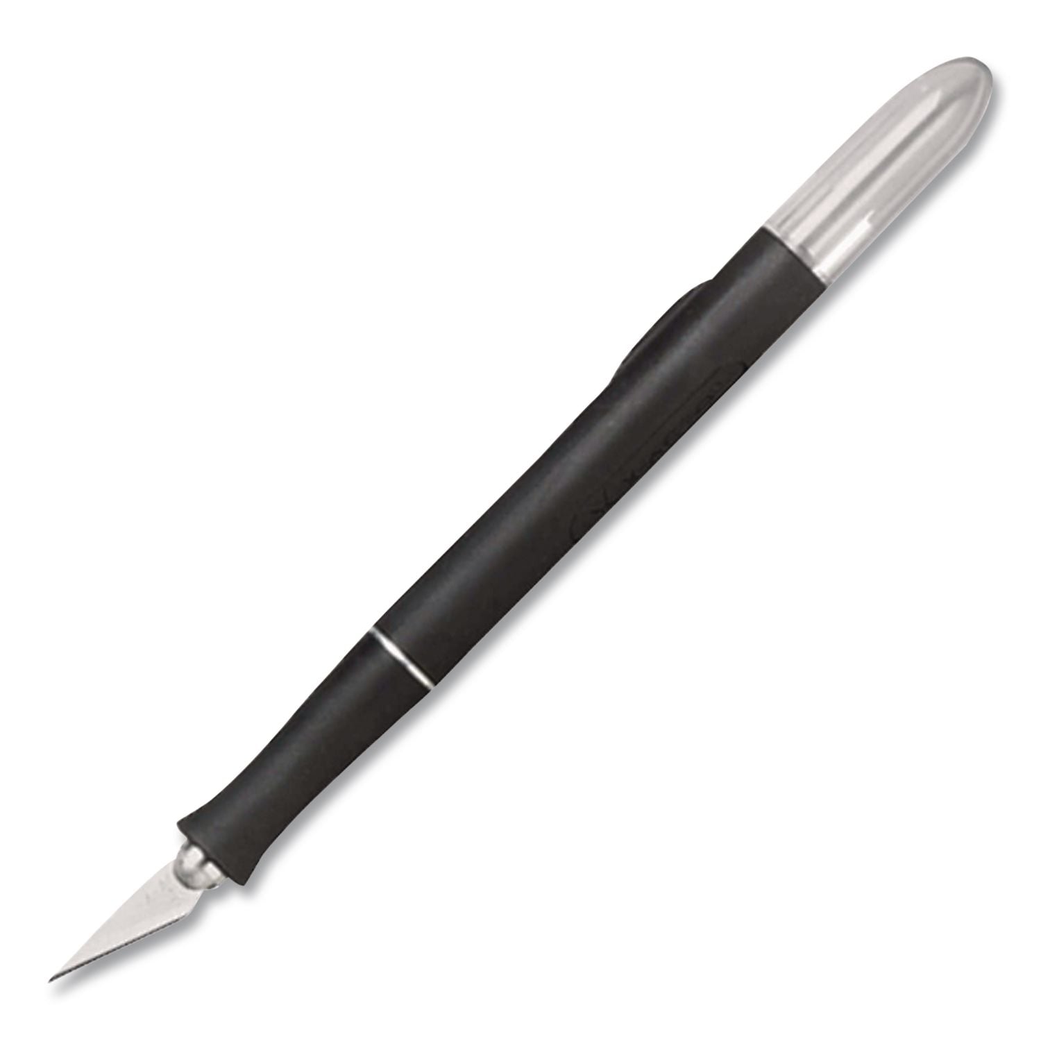 X2000 No-Roll Rubber Barrel Knife with #11 Replaceable Blade and Safety Cap