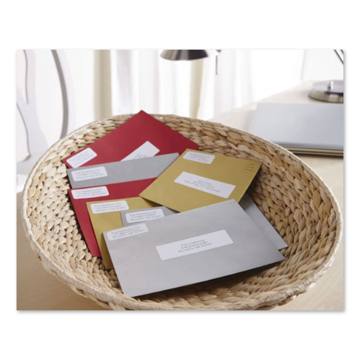 LabelWriter Address Labels, 1.12" x 3.5", White, 260 Labels/Roll, 2 Rolls/Pack
