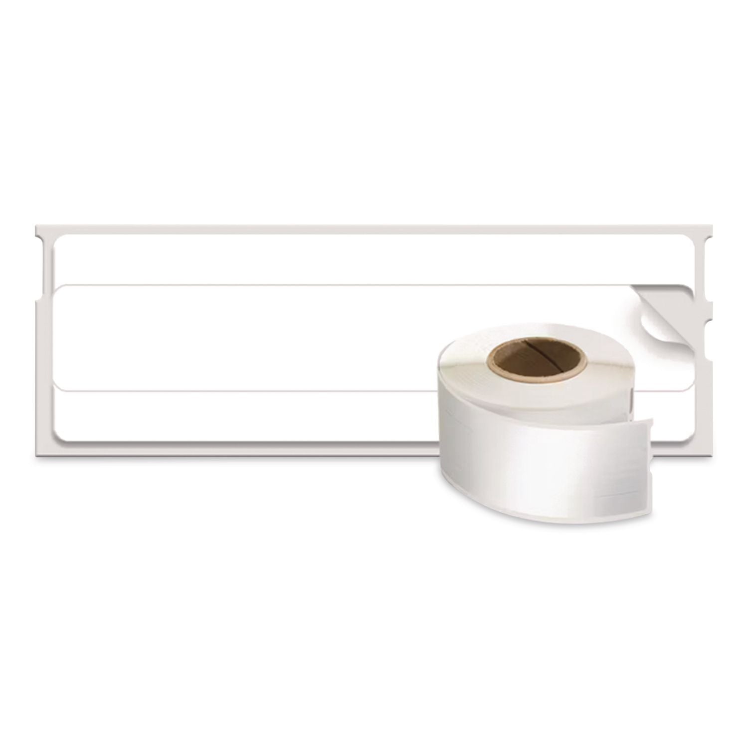 LabelWriter 1-UP File Folder Labels, 0.56" x 3.43", White, 130 Labels Roll, 2 Rolls/Pack