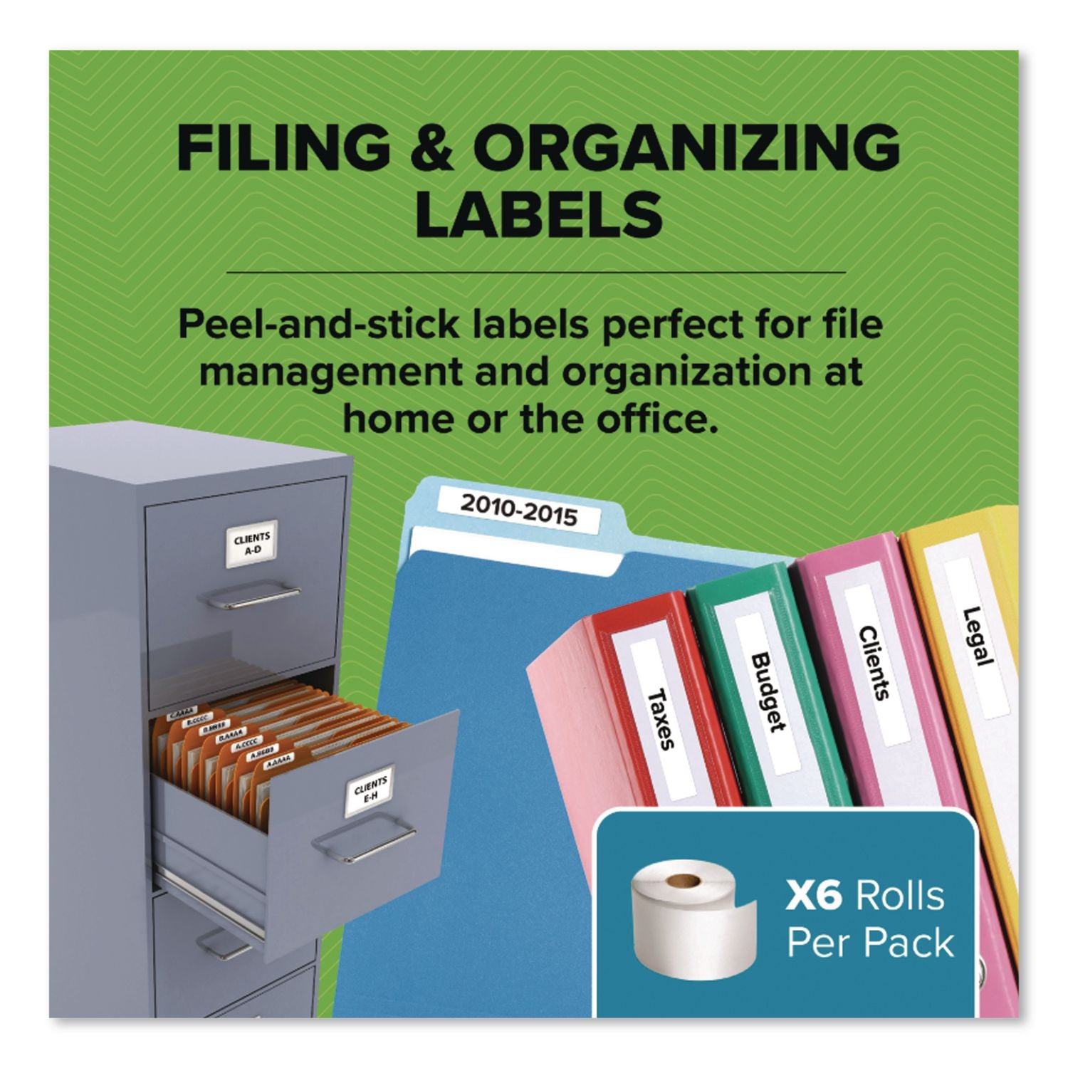 LW Address Labels, 1.13" x 3.5", White, 350 Labels/Roll, 24 Rolls/Box