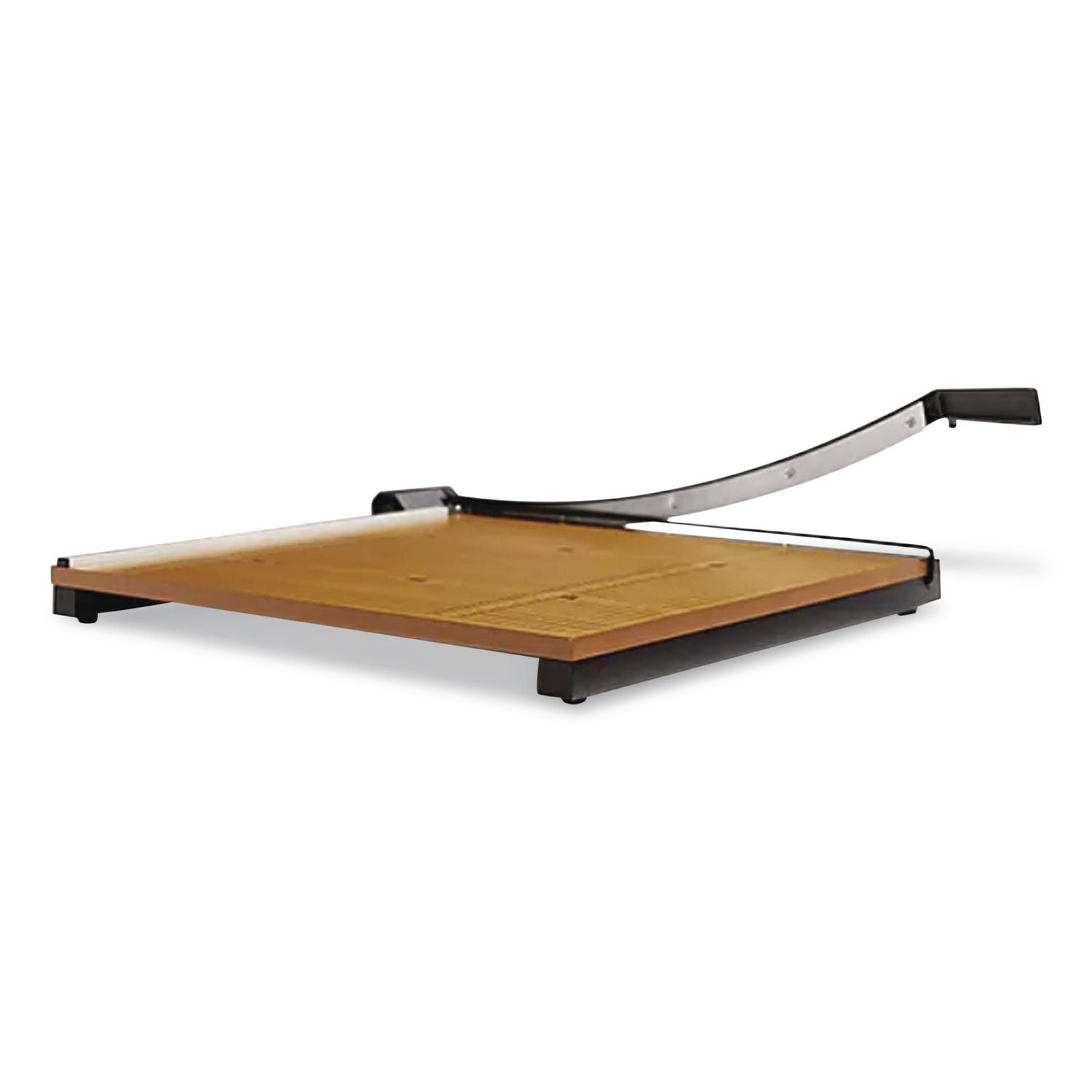Square Commercial Grade Wood Base Guillotine Trimmer, 20 Sheets, 24" Cut Length, 24 x 24