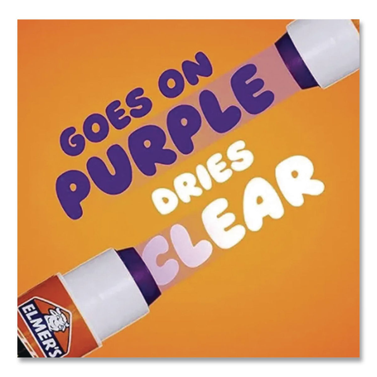Disappearing Purple School Glue Stick, 0.24 oz, Dries Clear, 30/Box