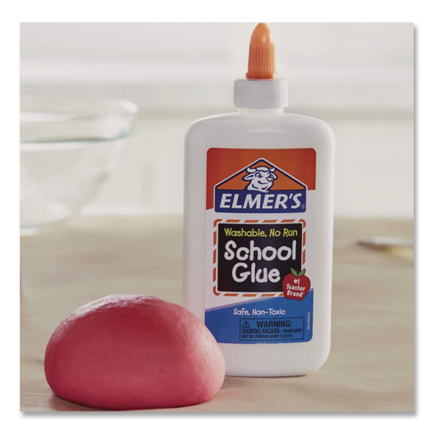 School Glue, 8 oz, Dries Clear