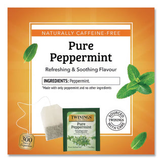 Twinings of London Pure Peppermint Herbal Tea Bag - 1.8 oz - 25 / Box