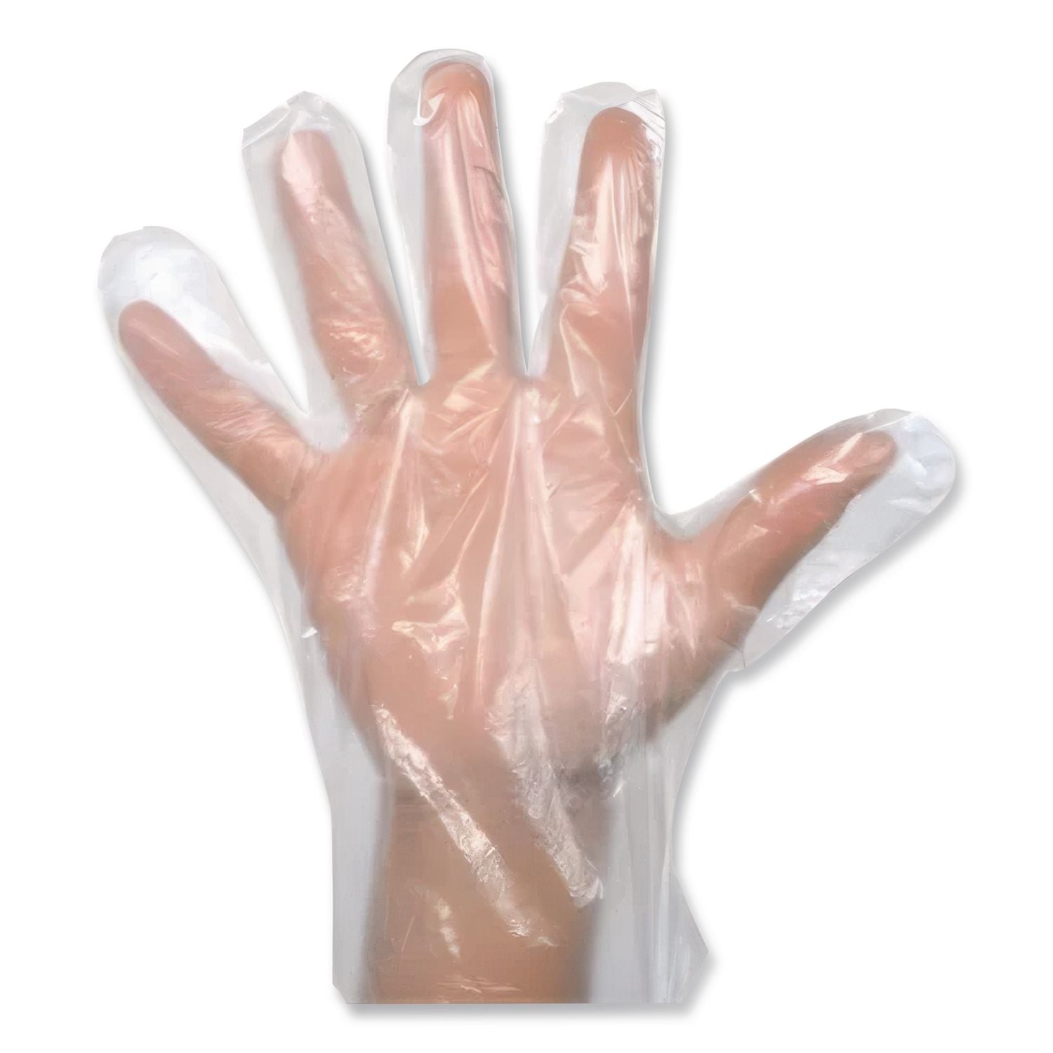 EconoFit Plus Powder-Free Polyethylene Gloves, X-Large, Clear, 200/Pack, 10 Packs/Carton
