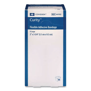 Flexible Fabric Adhesive Bandages, Strip, 2 x 3, 50/Box