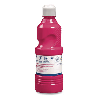 Ready-to-Use Tempera Paint, Magenta, 16 oz Dispenser-Cap Bottle