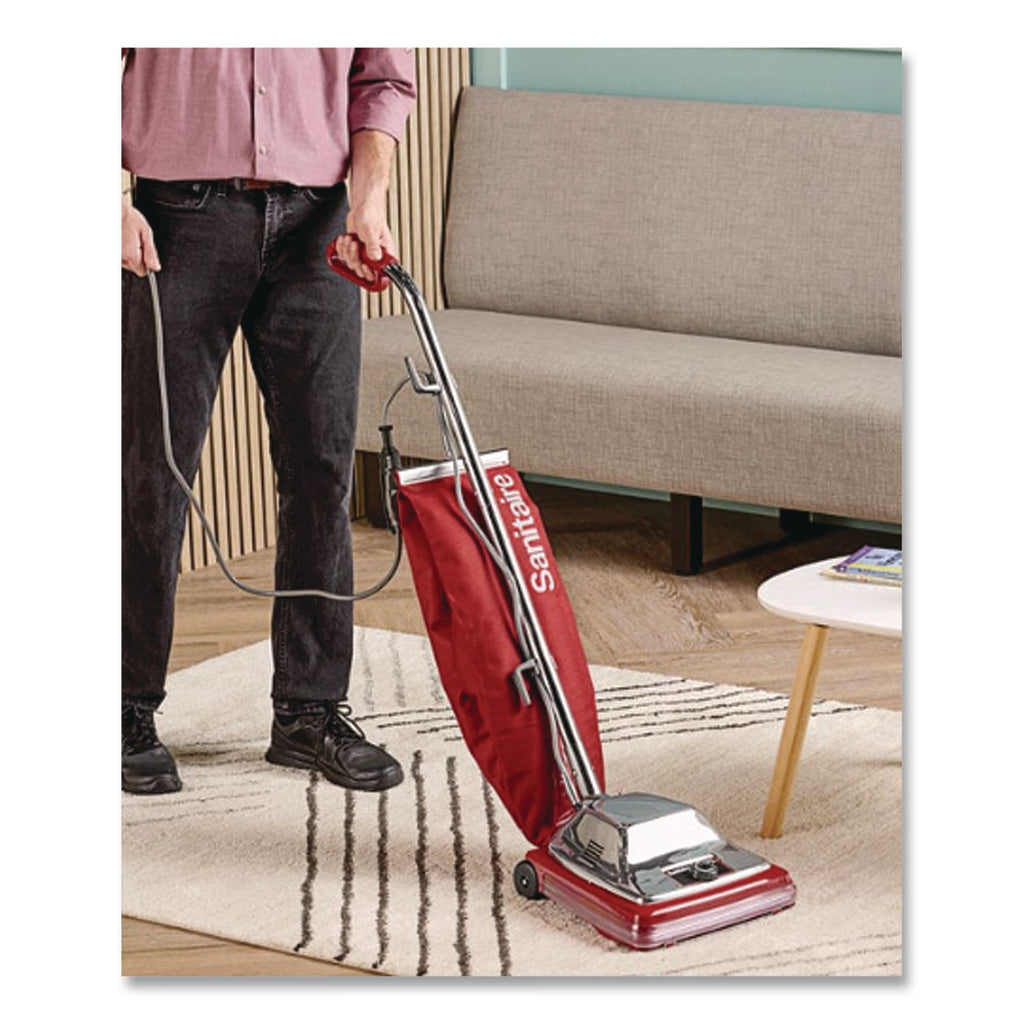 TRADITION Upright Vacuum SC886F, 12" Cleaning Path, Red