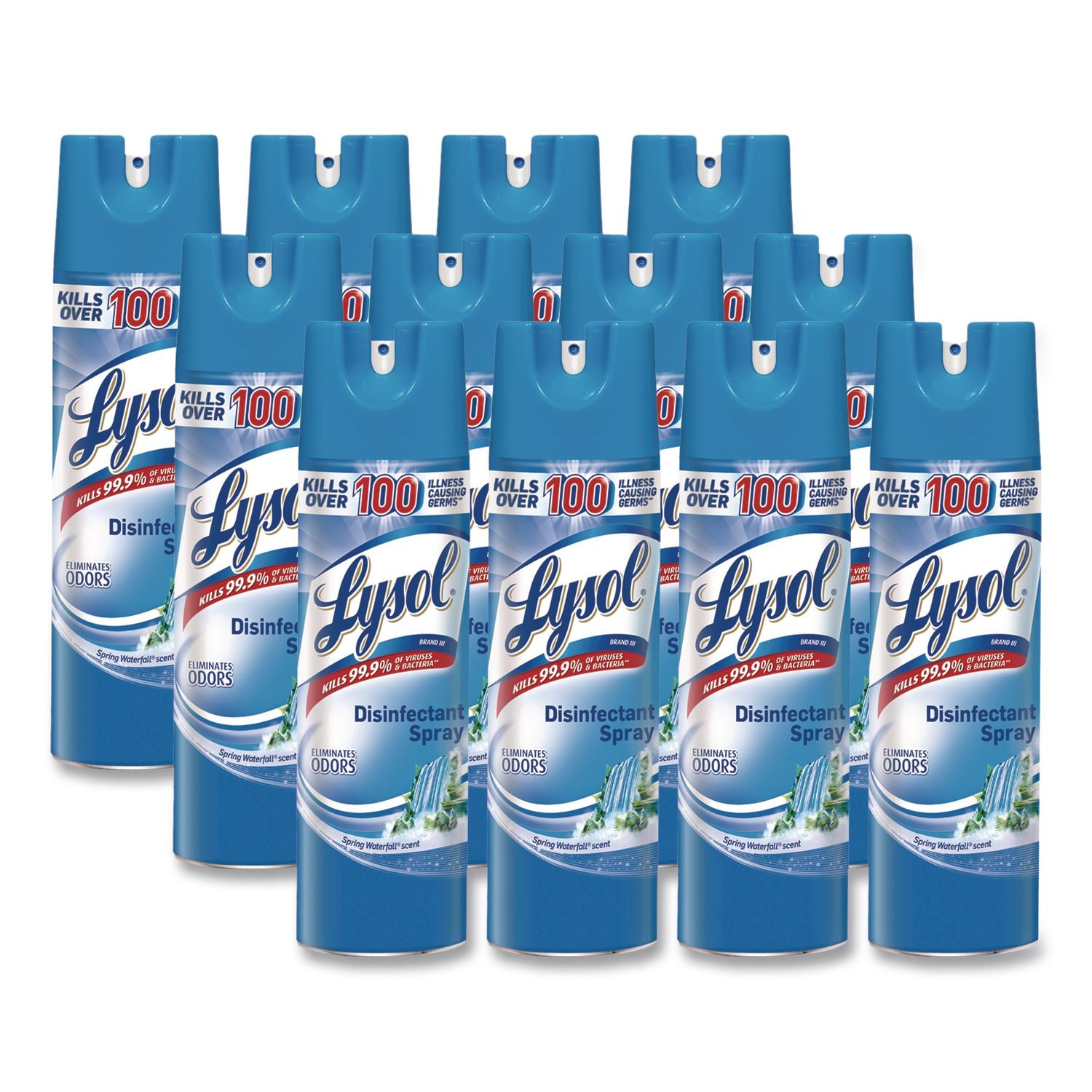 Disinfectant Spray, Spring Waterfall Scent, 19 oz Aerosol Spray