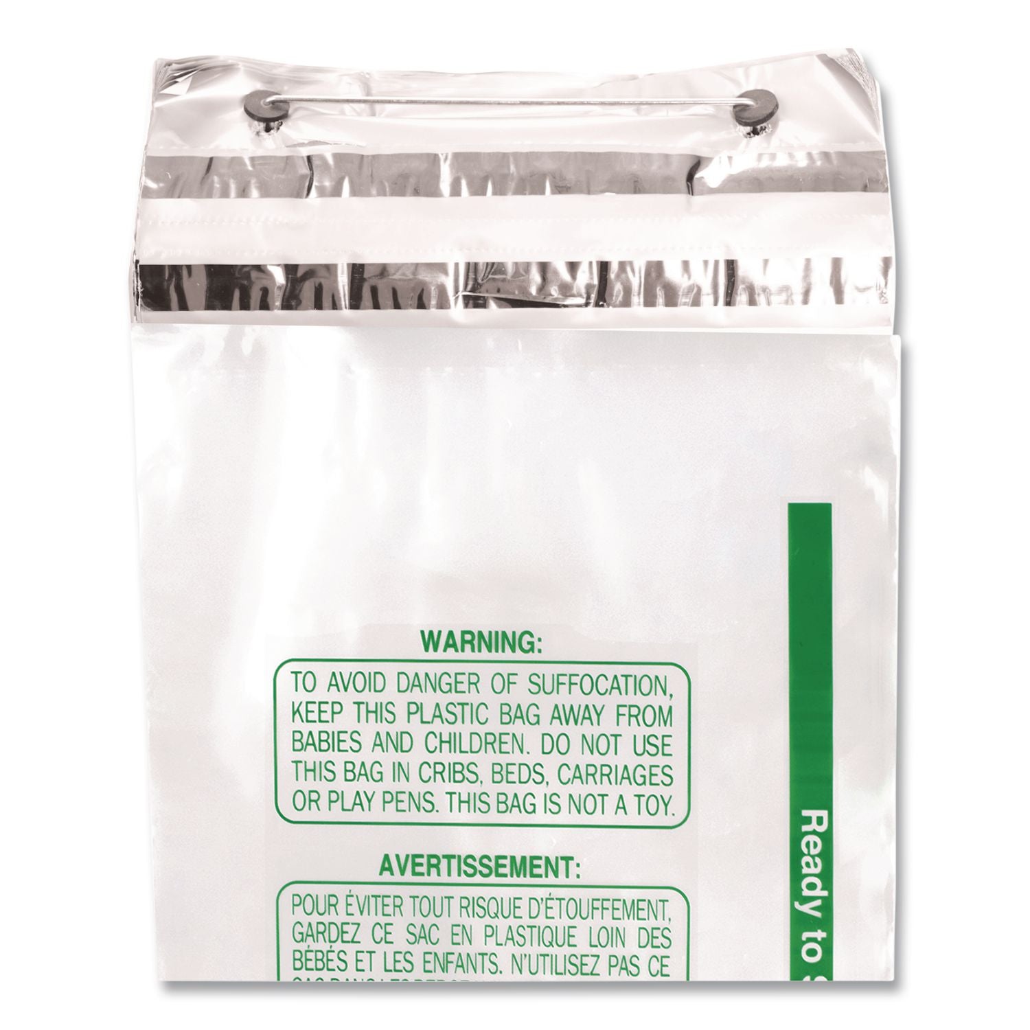 Wicketed E-Commerce Bags, 9 x 14, 1.5 mil, 1,000/Box