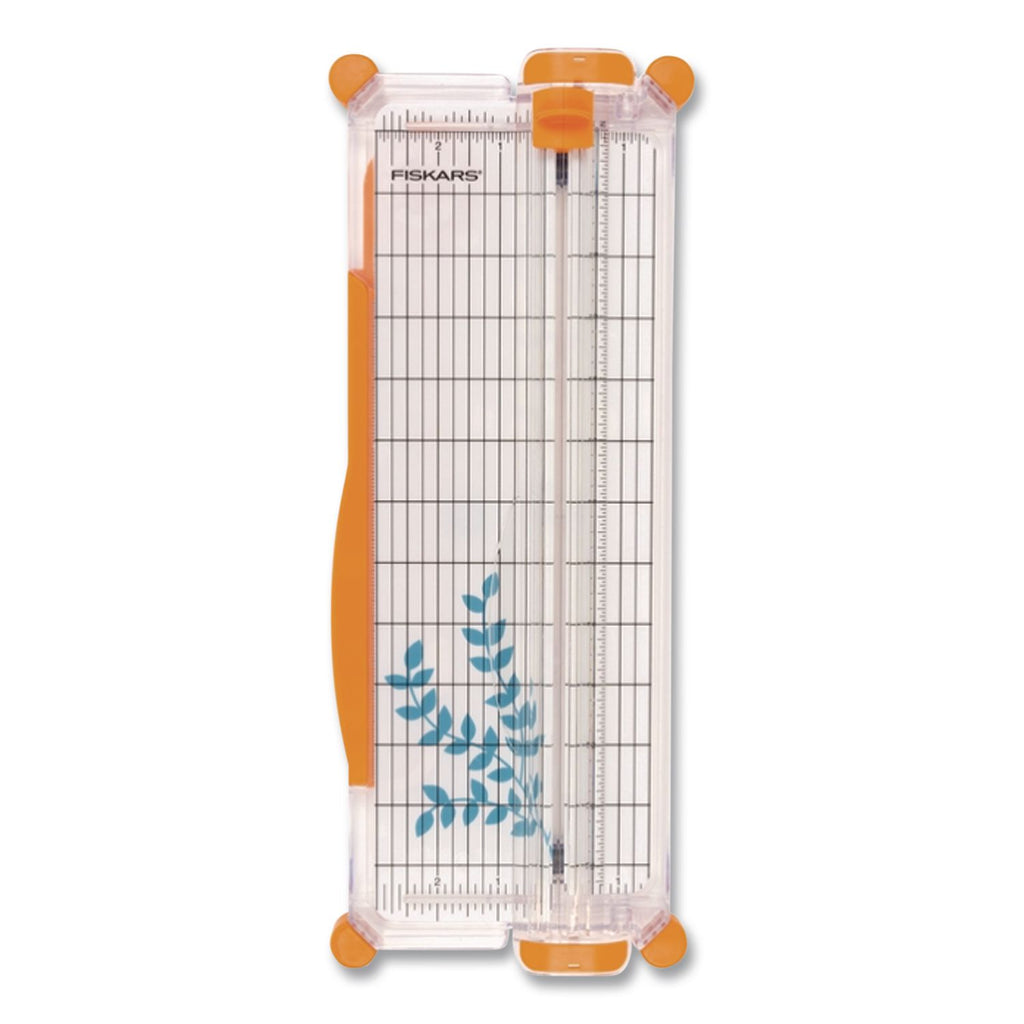 Personal Paper Trimmer, 7 Sheets, 12" Cut Length, Plastic Base, 5.5 x 14