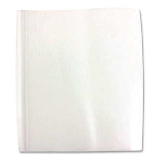 Slide 'n Bind Report Cover, Swing Clip, 8.5 x 11, Frosted/Clear, 10/Pack
