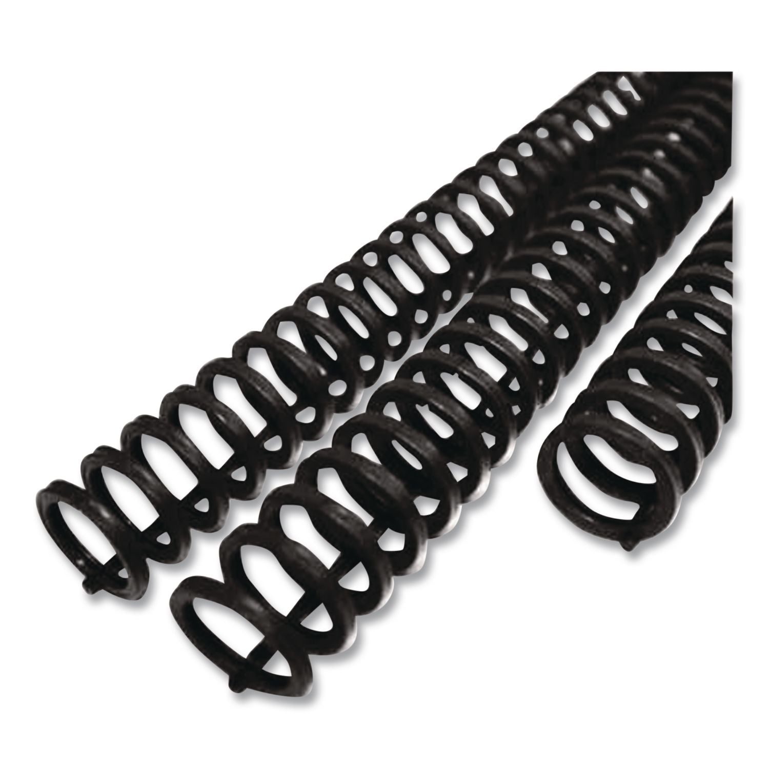 ProClick Easy Edit Spines, 5/16" Diameter, 45 Sheet Capacity, Black, 25/Pack