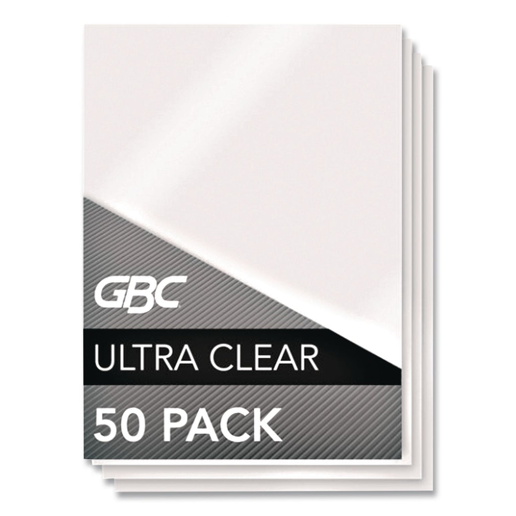 UltraClear Thermal Laminating Pouches, 5 mil, 9" x 11.5", Gloss Clear, 100/Box