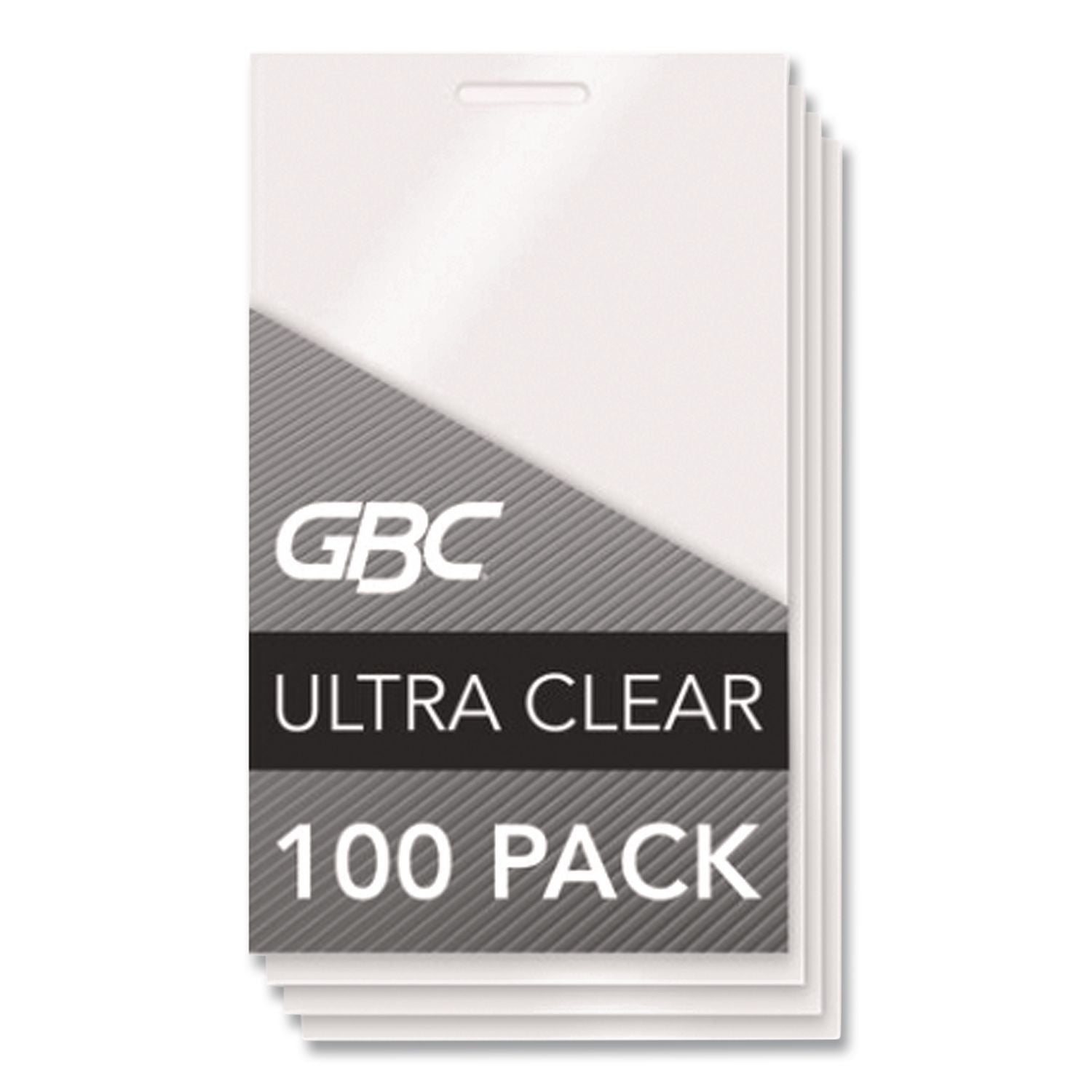 LongLife Thermal Laminating Pouches, 10 mil, 2.56" x 3.75", Gloss Clear, 100/Box