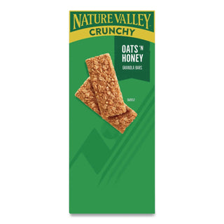 Granola Bars, Crunchy Oats and Honey, 1.5 oz Pouch, 28/Box
