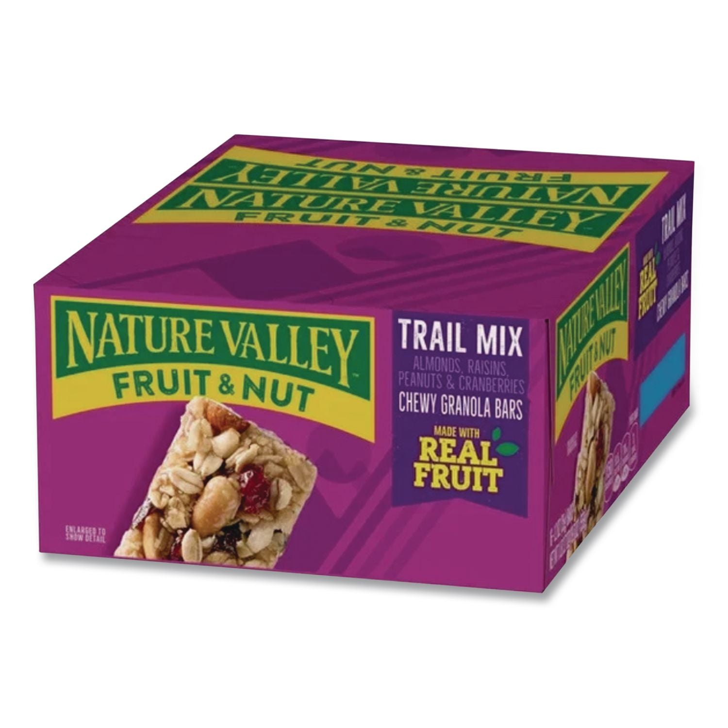 Granola Bars, Chewy Trail Mix Cereal, 1.2 oz Bar, 16/Box