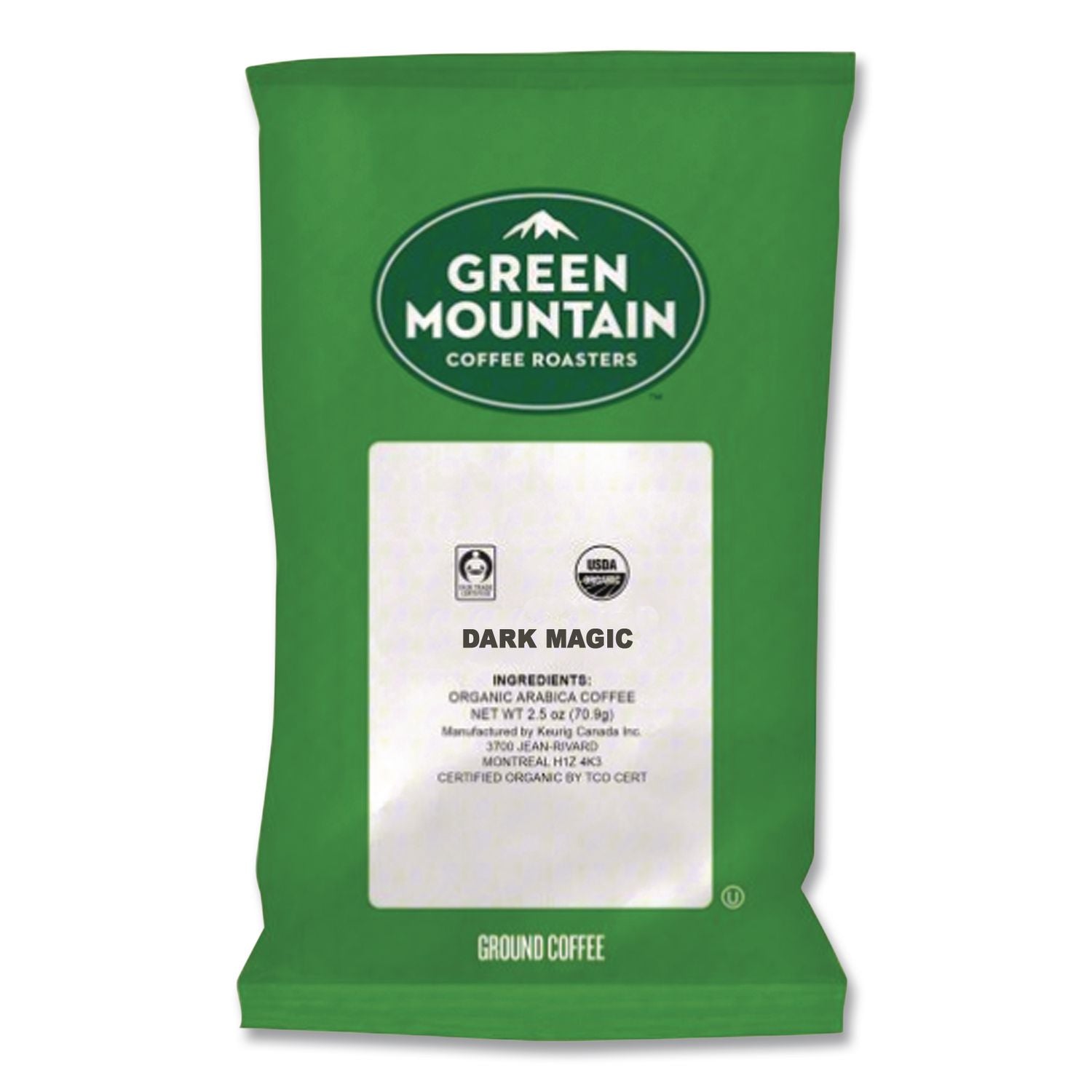 Dark Magic Coffee Fraction Packs, 2.5 oz, 50/Carton