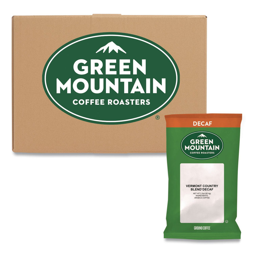 Vermont Country Blend Decaf Coffee Fraction Packs, 2.2oz, 50/Carton